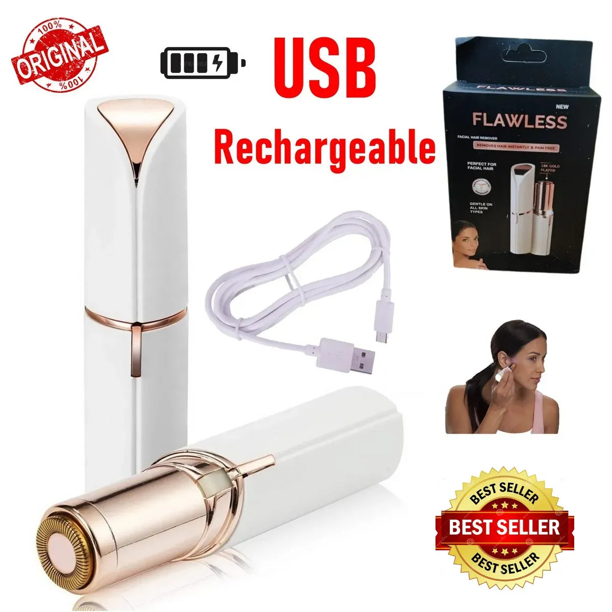 FLAWLESS Rechargeable Hair Removal