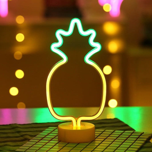 Pineapple Neon LED Night Light