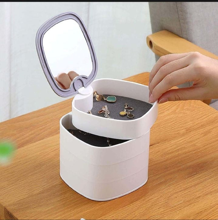 4 Layer Rotating Jewelry Storage Organizer