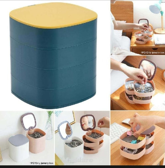 4 Layer Rotating Jewelry Storage Organizer