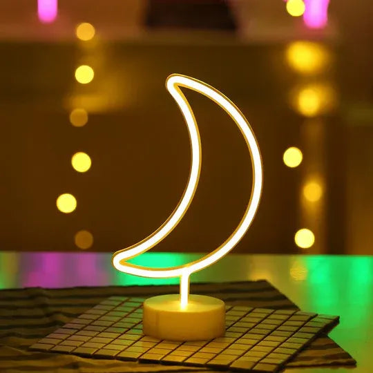 Moon Neon LED Night Light